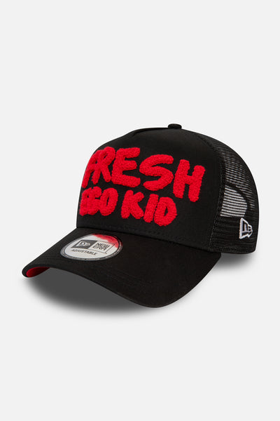 New Era Fresh Ego bel-air trucker black and red