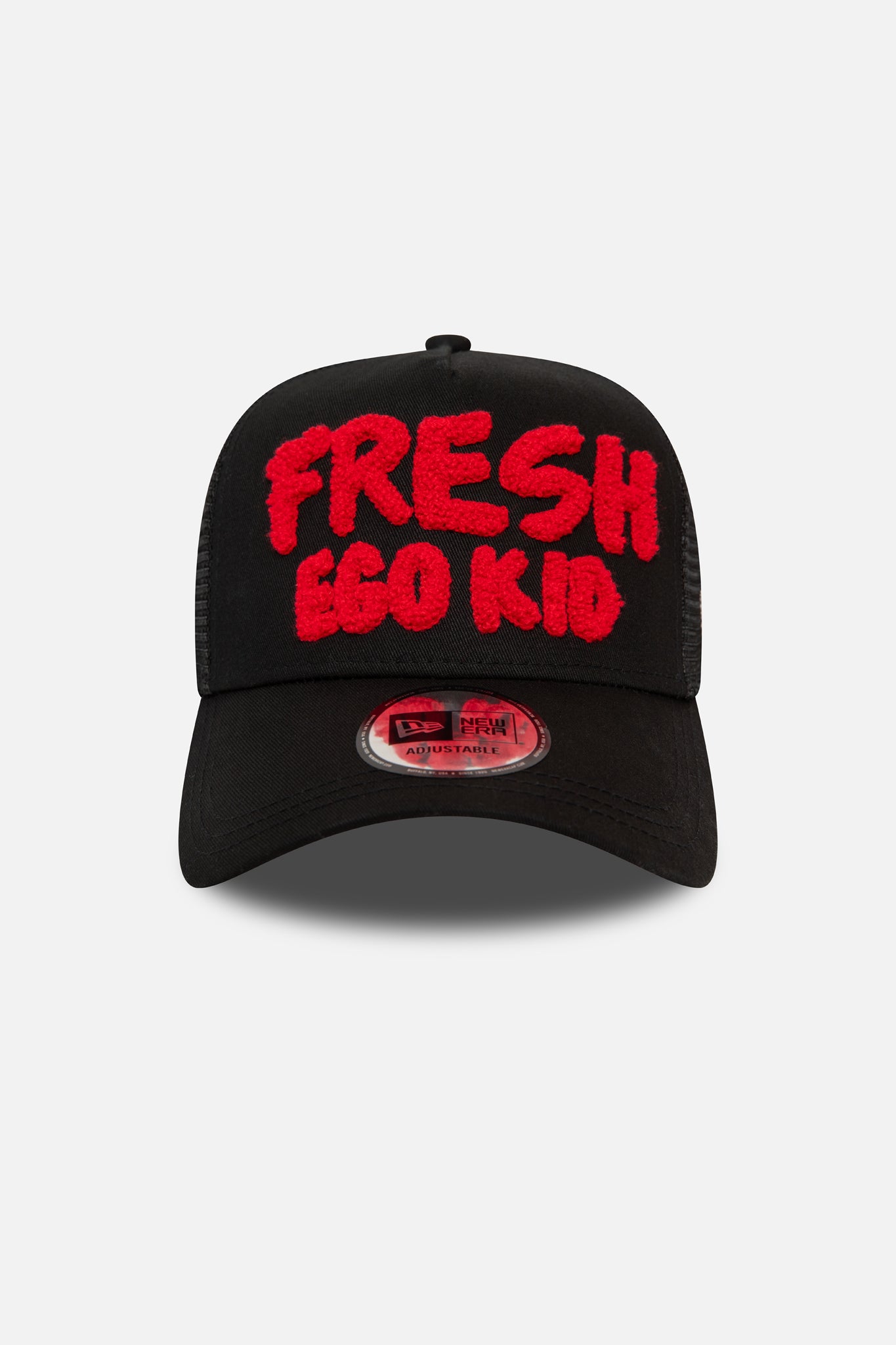 New Era Fresh Ego bel-air trucker black and red