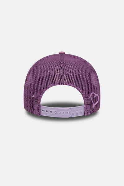 New Era mesh trucker purple