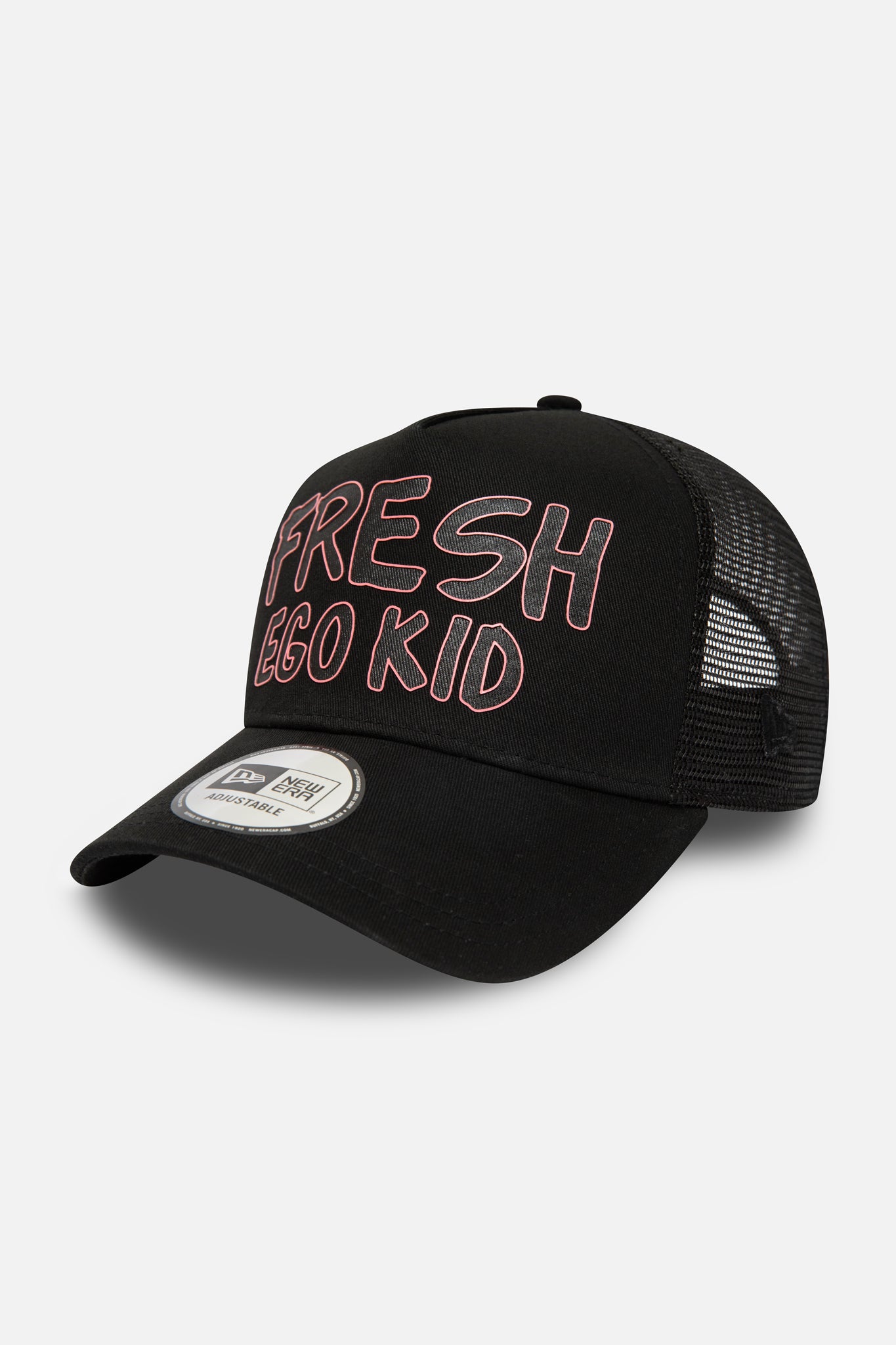 New Era Fresh Ego bel-air trucker black and pink