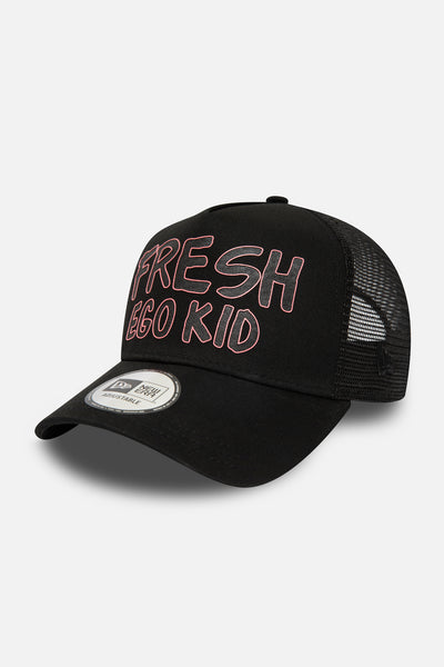 New Era Fresh Ego bel-air trucker black and pink