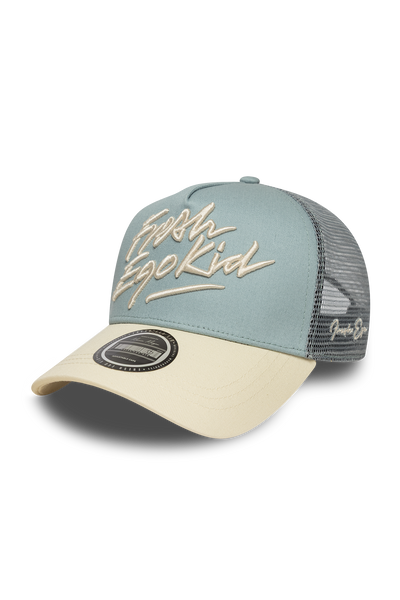FRESH EGO RETRO SCRIPT TRUCKER