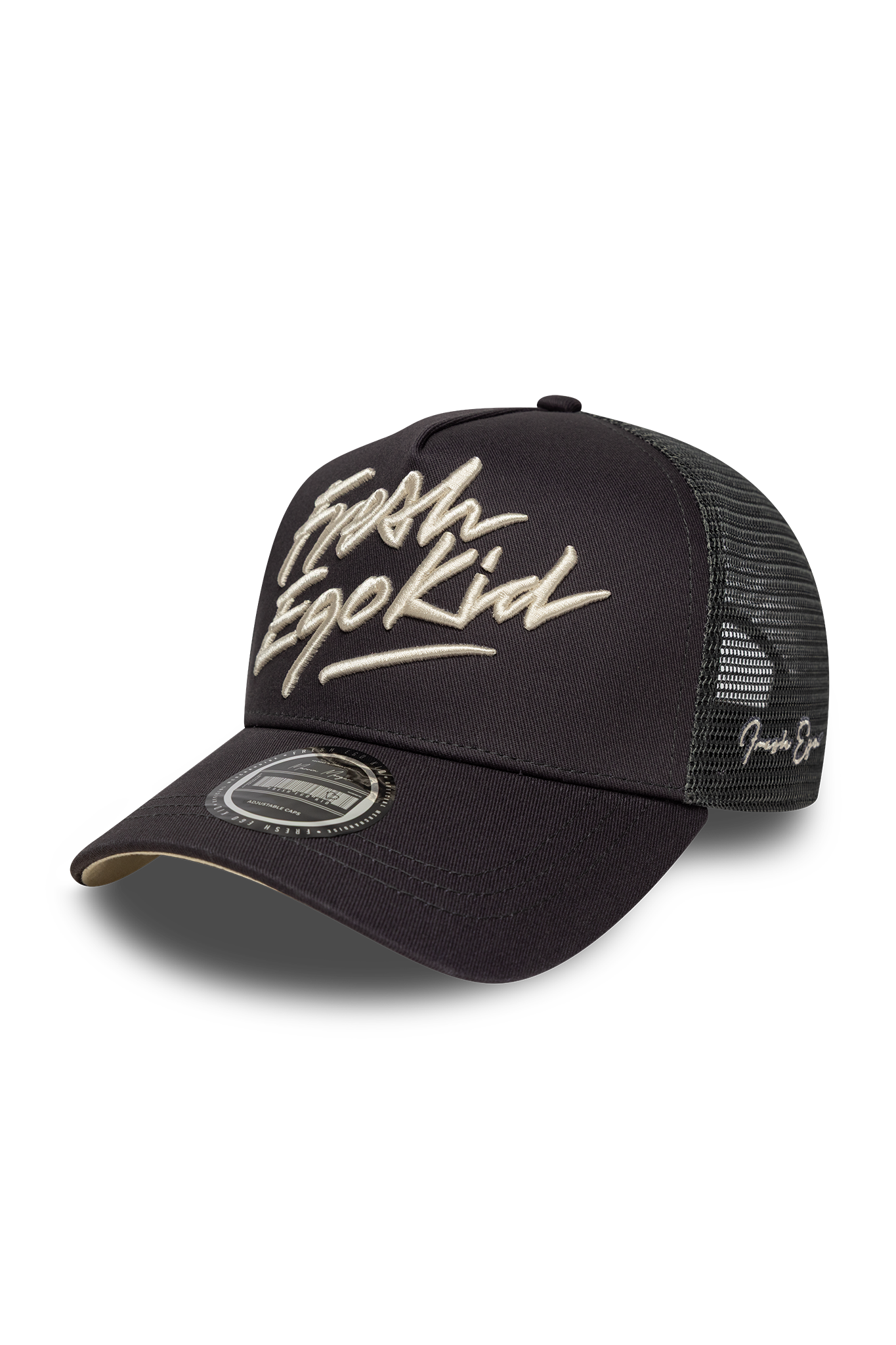 FRESH EGO RETRO SCRIPT TRUCKER