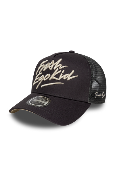 FRESH EGO RETRO SCRIPT TRUCKER