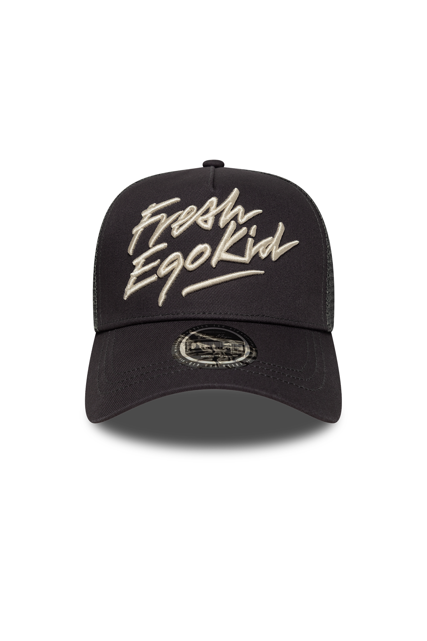 FRESH EGO RETRO SCRIPT TRUCKER
