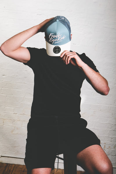 FRESH EGO RETRO SCRIPT TRUCKER