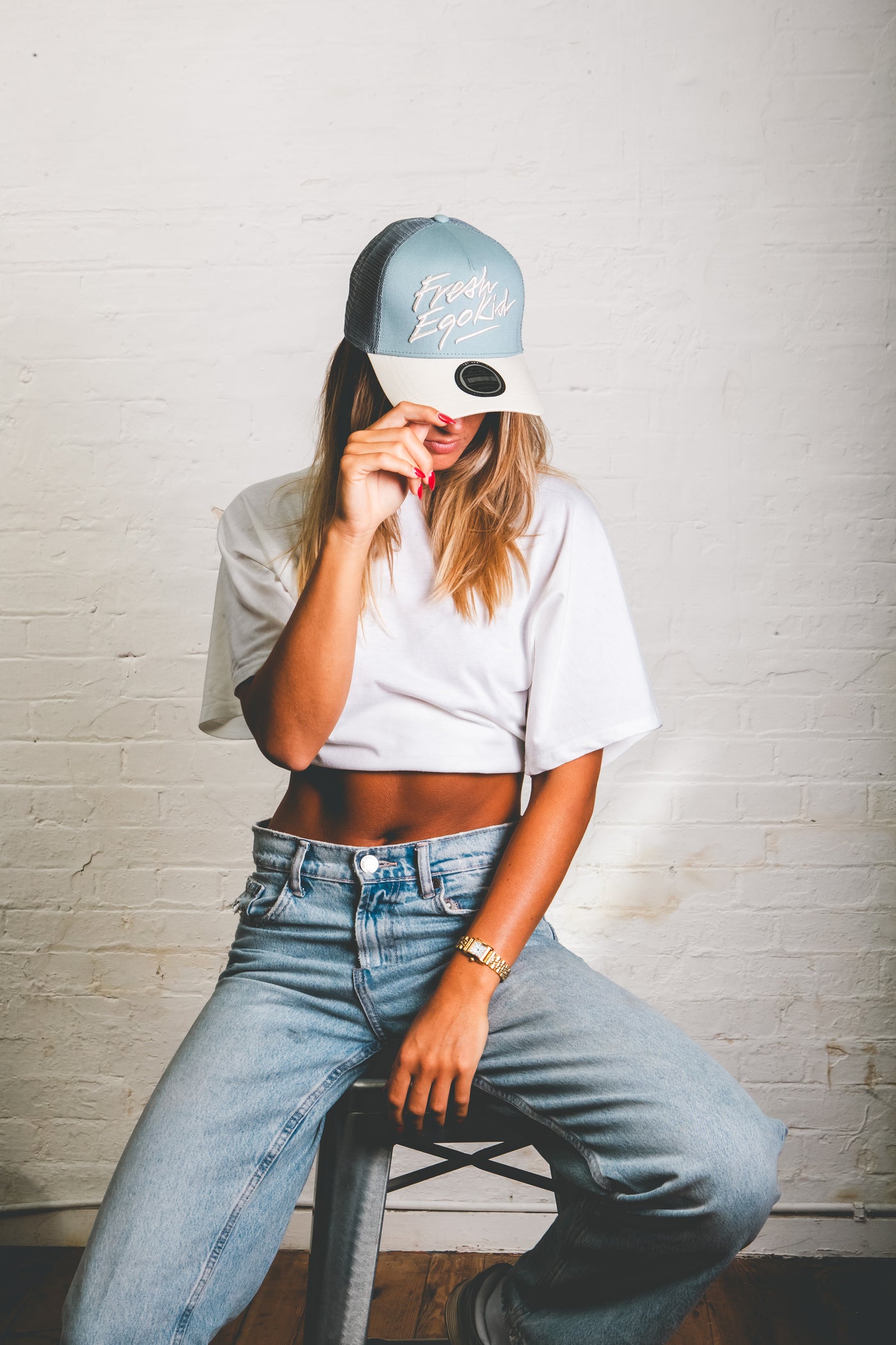FRESH EGO RETRO SCRIPT TRUCKER