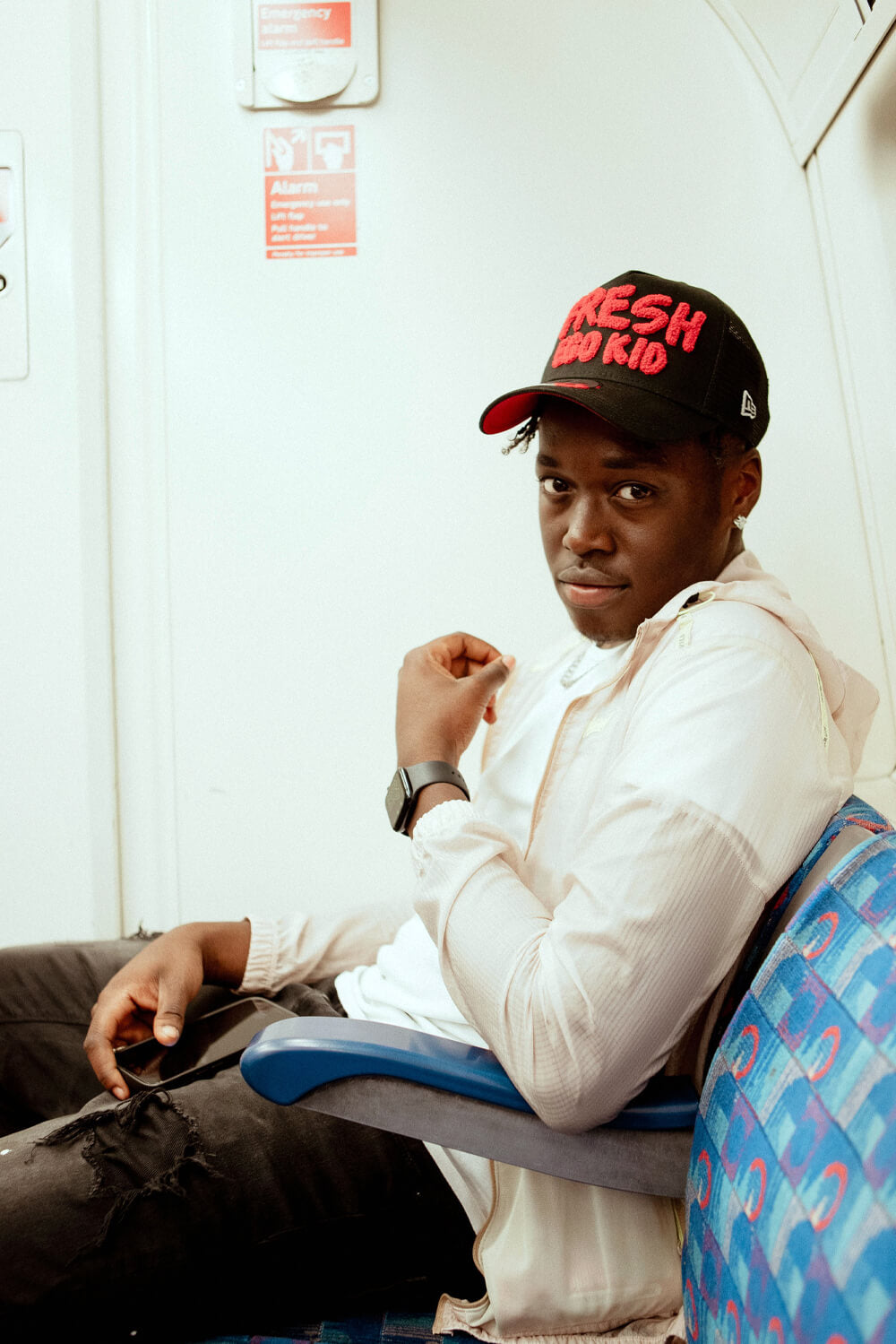 New Era Fresh Ego bel-air trucker black and red