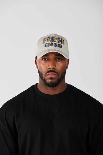 New Era Tropical Bel-air trucker chalk